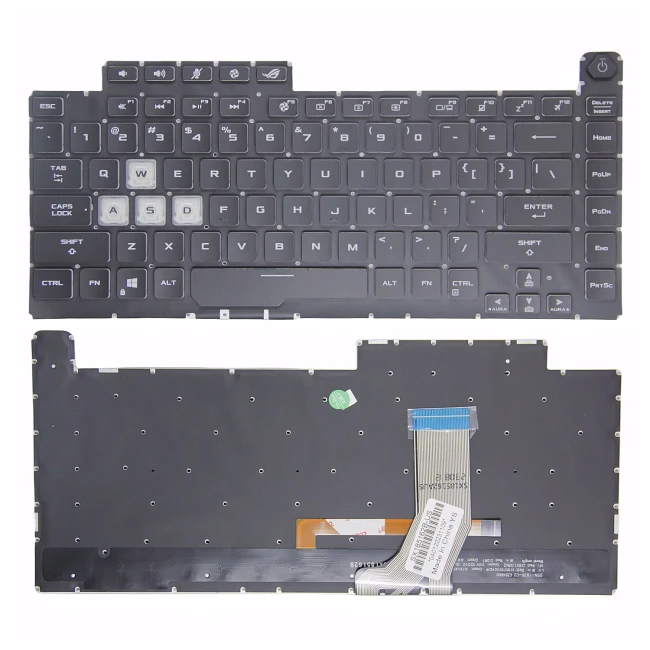 Asus 3 4 G531 GL531 G532 S5D G512L 16pin RGB backlit US keyboard - main product image