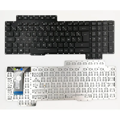 Asus G703 G703V G703 G703VI G703GL RGB backlit Belgian BE keyboard 0KNB0-E612BE00