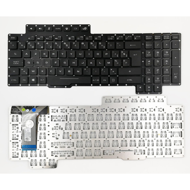 Asus G703 G703V G703 G703VI G703GL RGB backlit Belgian BE keyboard 0KNB0-E612BE00 - main product image