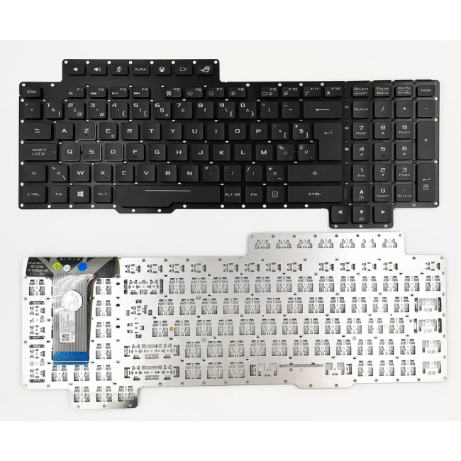 Asus G703 G703V G703 G703VI G703GL RGB backlit Belgian BE keyboard 0KNB0-E612BE00 - main product image