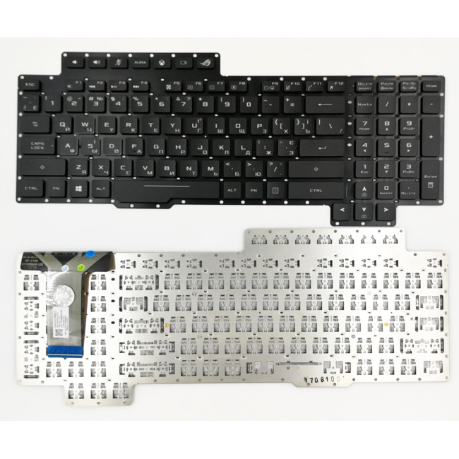 Asus G703 G703V G703 G703VI G703GL RGB backlit Russian RU keyboard 0KNB0-E612UA00 - main product image