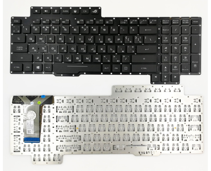ASUS G703 G703V G703 G703VI G703GL RGB backlit Russian RU keyboard 0KNB0-E612UA00
