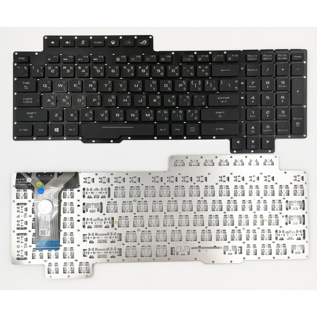 Asus G703 G703V G703 G703VI G703GL RGB backlit Thai TI TA keyboard 0KNB0-E612TA00 - main product image