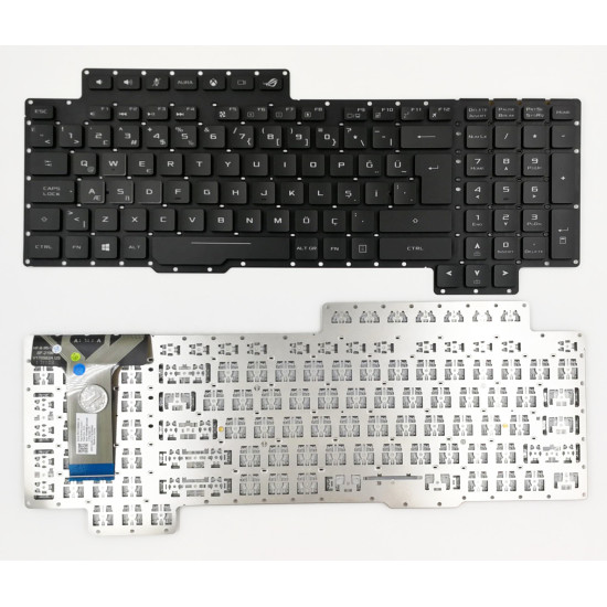 Asus G703 G703V G703 G703VI G703GL RGB backlit Turkish TR keyboard 0KNB0-E612TU00 - main product image