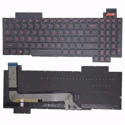 Asus FX63 FX63V FX503 ZX63 FZ63V GL503V S5A GL703 red backlit US keyboard