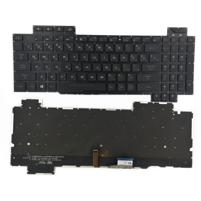 Asus GL703G GL703GS GL703GM backlit Farsi FS keyboard AEB9BAY0010 original - main product image