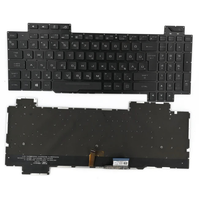 Asus GL703G GL703GS GL703GM backlit Hungarian HU keyboard AEB9B300010 original - main product image