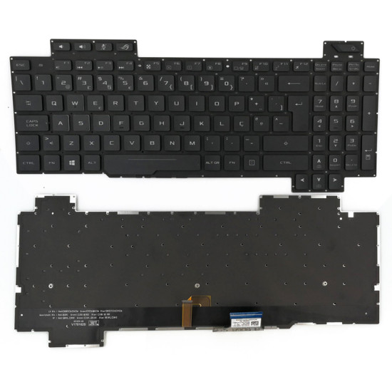 Asus GL703G GL703GS GL703GM backlit Portuguese PO keyboard AEB9BT00010 - main product image