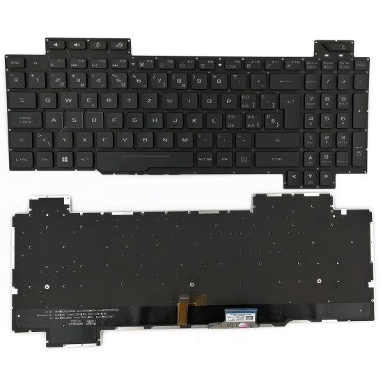 Asus GL703G GL703GS GL703GM backlit Swiss SW keyboard AEB9BS00010 original - main product image