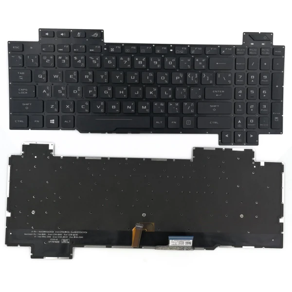Asus GL703G GL703GS GL703GM backlit Thai TI TA keyboard AEB9B-00010 original - main product image
