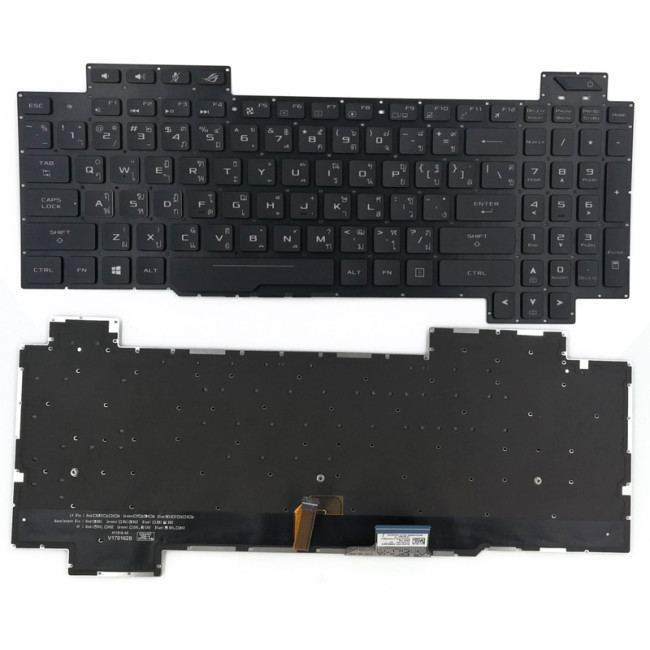 Asus GL703G GL703GS GL703GM backlit Thai TI TA keyboard AEB9B-00010 original - main product image