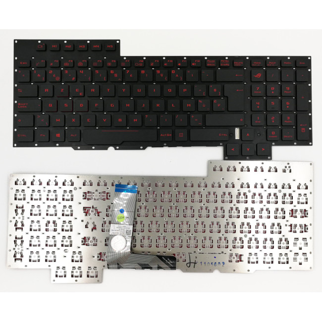 Asus GX700 GX700V G701 G701V backlit Belgian BE keyboard 0KNB0-E611BE00 - main product image