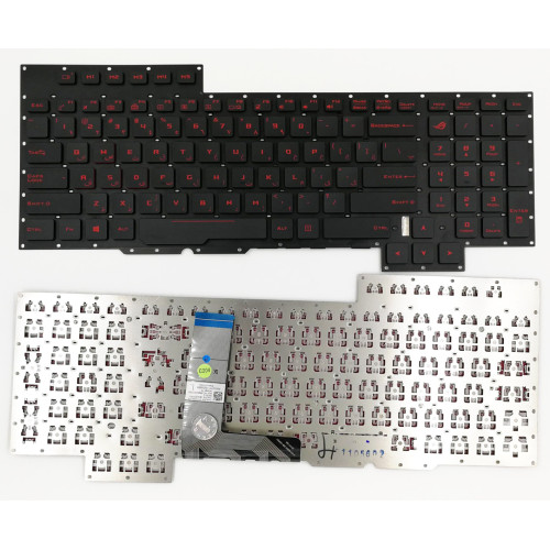 Asus GX700 GX700V G701 G701V backlit Farsi FS keyboard 0KNB0-E611FS00 - main product image