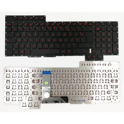 ASUS GX700 GX700V G701 G701V backlit French FR keyboard 0KNB0-E611FR00