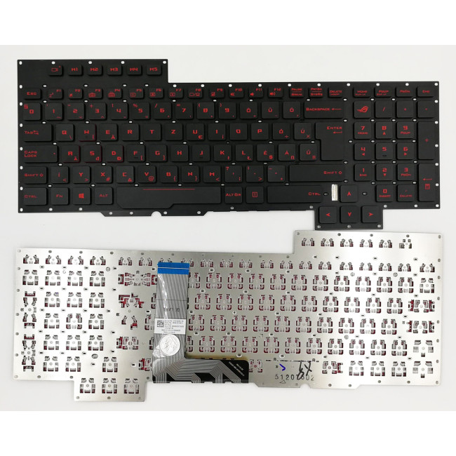 Asus GX700 GX700V G701 G701V backlit Hungarian HU keyboard 0KNB0-E611HU00 - main product image