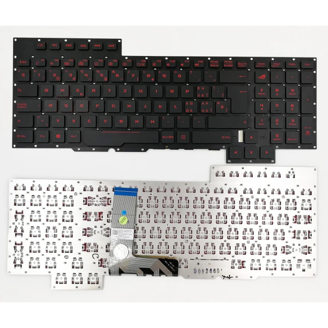 Asus GX700 GX700V G701 G701V backlit Swiss SW keyboard 0KNB0-E611SF00 - main product image