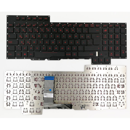 Asus GX700 GX700V G701 G701V backlit Turkish TR keyboard 0KNB0-E611TU00 - main product image