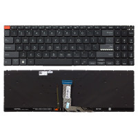 Asus K6602Z, K6502V, N7600, N7601Z, M7600Q, black backlit US keyboard red