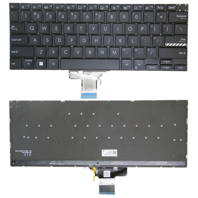 Asus K6400Z, M6400R, X3401, black backlit US keyboard