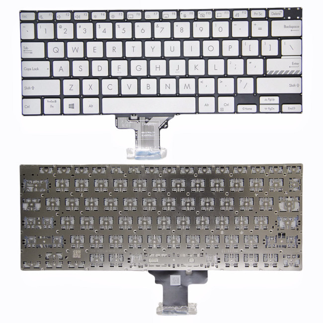 Asus K6400Z, M6400R, X3401, silver US keyboard - main product image