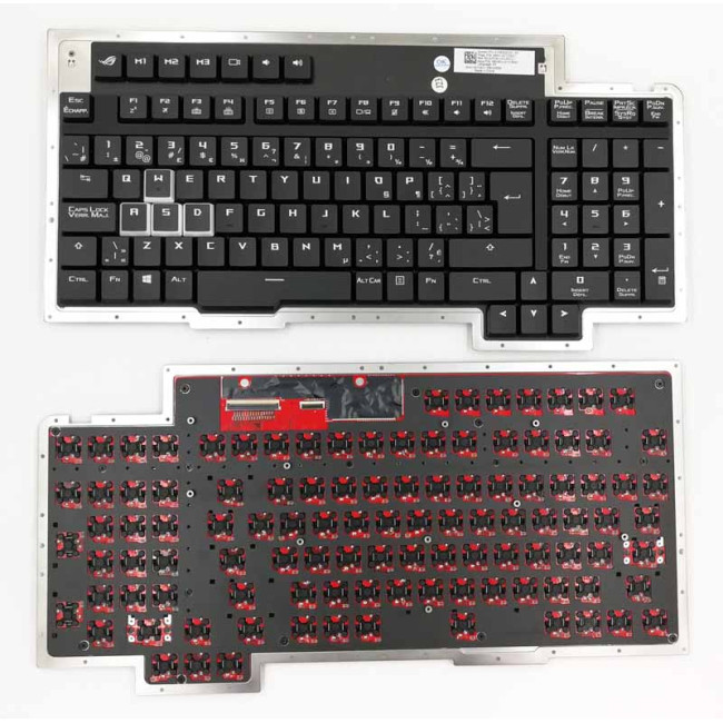 Asus ROG GX800 GX800V GX800VH Mechanical backlit Canadian French CF keyboard 0KNB0-L611CB00 - main product image