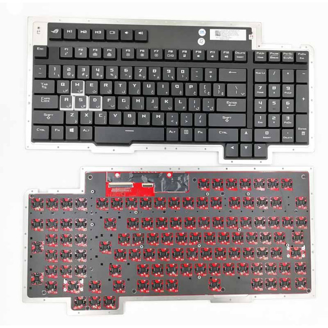 Asus ROG GX800 GX800V GX800VH Mechanical backlit Farsi FS keyboard 0KNB0-L611FS00 - main product image