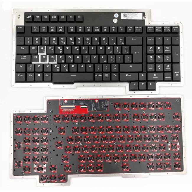 Asus ROG GX800 GX800V GX800VH Mechanical backlit Greek GK keyboard 0KNB0-L611GR00 - main product image