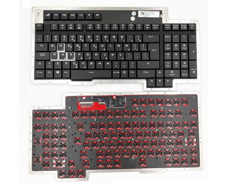 ASUS ROG GX800 GX800V GX800VH Mechanical backlit Greek GK keyboard 0KNB0-L611GR00