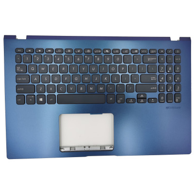Asus X509, X509F, X509D, K509F, K509U, X509U, blue purple black backlit US keyboard palmrest