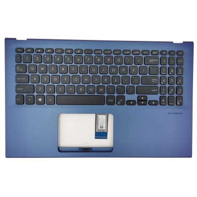 Asus X512 Y5100U M5050D V5000F V5000J blue purple US keyboard palmrest