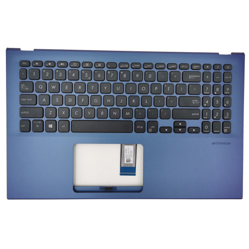 Asus X512 Y5100U M5050D V5000F V5000J blue purple US keyboard palmrest - main product image