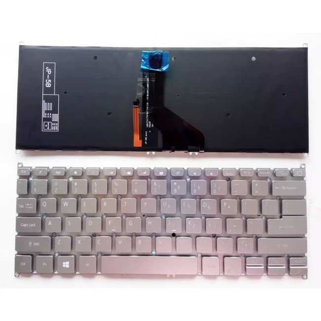 Acer Swift 5 SF514-51T SF514-52T N17W3 SF514-54GT power silver backlit US keyboard - main product image