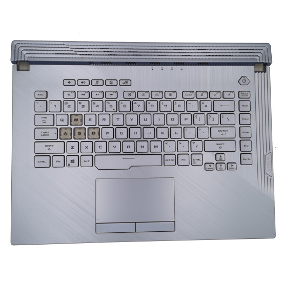 Asus ROG Strix GL531 G531 8pin backlit US keyboard palmrest silver blue  8pin-touchpad - main product image