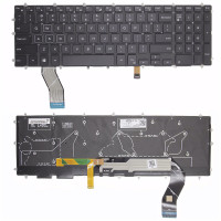 Dell G5 5590 5575 5500 G7 7790 7580 G3 3590 P72F P71F black RGB backlit US keyboard OEM