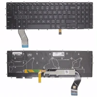 Dell G5 5590 5575 5500 G7 7790 7580 G3 3590 P72F P71F black RGB backlit US keyboard OEM