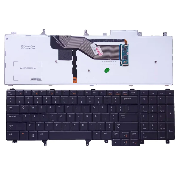 Dell Latitude E5520 E6520 7C554 7T425 07T4250 P21F backlit US keyboard - main product image