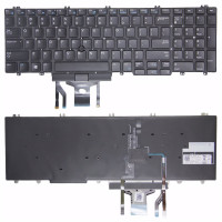 Dell Precision 7530 7730 E7530 7740 7540 5540 P74F backlit US keyboard original
