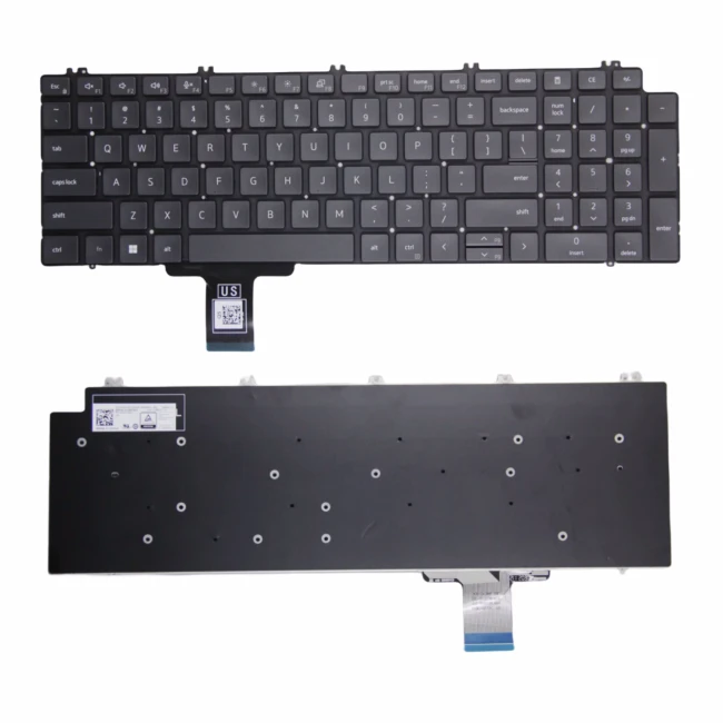 Dell Precision 7550 7750 7760 7560 7770 3570 3571 US keyboard - main product image