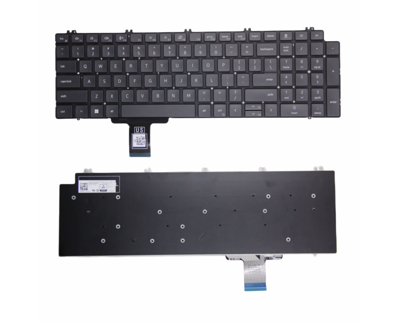 Dell Precision 7550 7750 7760 7560 7770 3570 3571 US keyboard