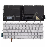 Dell XPS 13 9370 9375 9380 9317 9305 P82G 7390 white backlit US keyboard