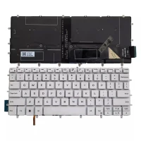 Dell XPS 13 9370 9375 9380 9317 9305 P82G 7390 white backlit US keyboard