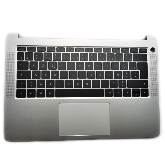 HUAWEI Honor 14 KPL-W00 kprc-w10l VLT-W50 KPR-W19 silver backlit French FR keyboard palmrest - main product image