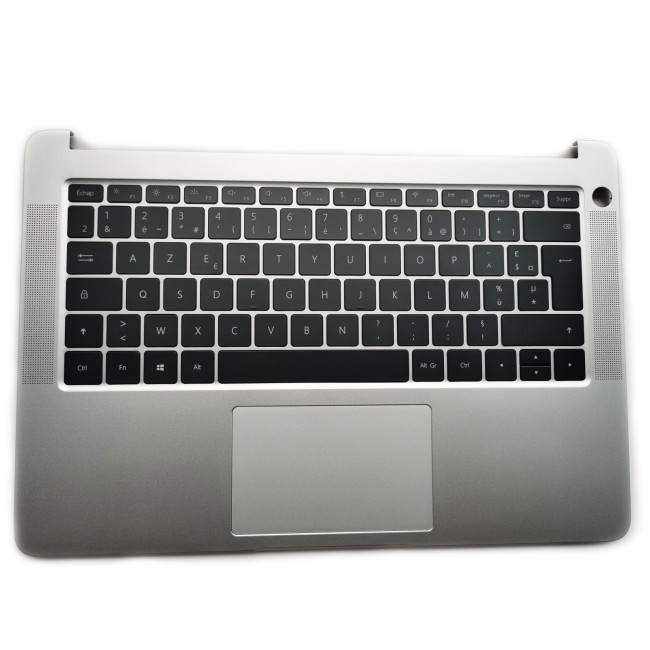 HUAWEI Honor 14 KPL-W00 kprc-w10l VLT-W50 KPR-W19 silver backlit French FR keyboard palmrest - main product image