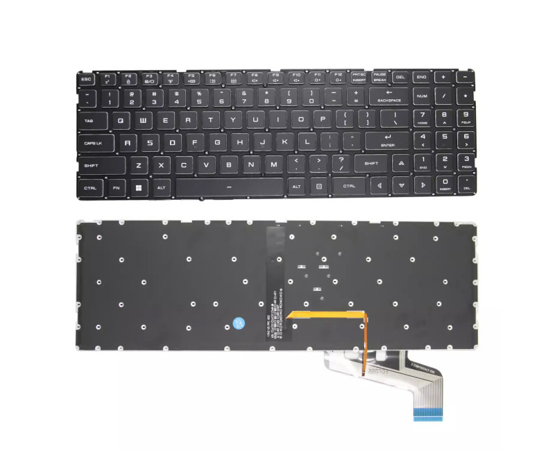 Hasee Z7 CT5N1 CT5GA CT5VH KP5GC CT7GK GK5S01 GK5S02 backlit US keyboard - additional view 