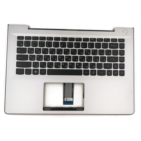 Lenovo S41-70 300S-14 500S-14 backlit Russian RU keyboard palmrest silver - main product image