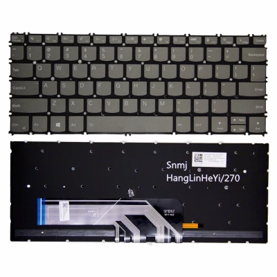 Lenovo yoga Slim7-13ITL5 13ACN05 13sACN 13sITL 2021 gray backlit US keyboard OEM