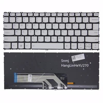 Lenovo yoga Slim7-13ITL5 13ACN05 13sACN 13sITL 2021 white backlit US keyboard OEM