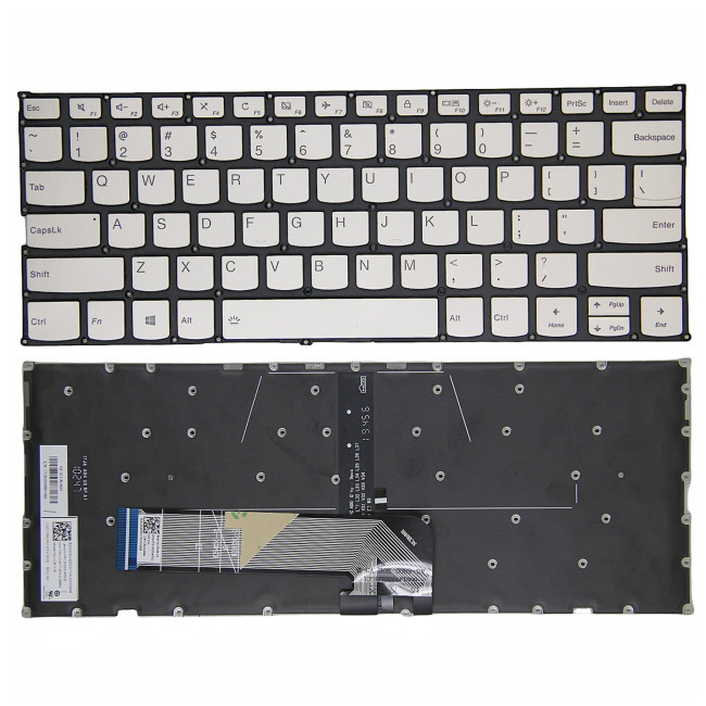 Lenovo yoga 6-13ARE05, 6-13ALC6, V340-14IIL, V340-14IML, gold backlit US keyboard - main product image