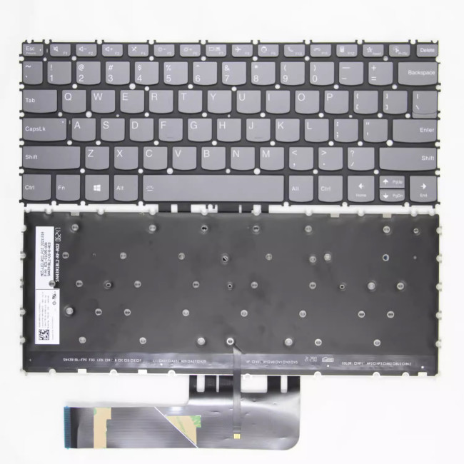 Lenovo Thinkbook 13S G2 ITL 13X ITG yoga Pro13S 2021 K3-ACN K3-ITG yoga 13S ACN 2021 gray backlit US keyboard - main product image