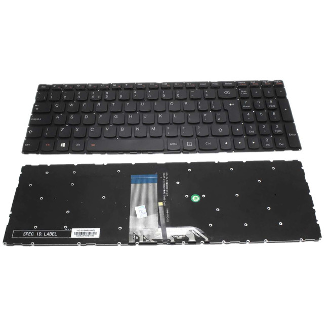 Lenovo IdeaPad 700-15ISK 700-17ISK yoga 500-15ISK yoga 500-15IBD backlit UK keyboard - main product image
